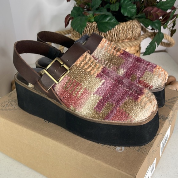 Free People Multicolor Platform Mules - Picture 11 of 12